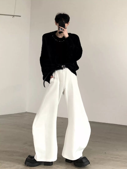 Wide-leg Curve Trousers WN9196