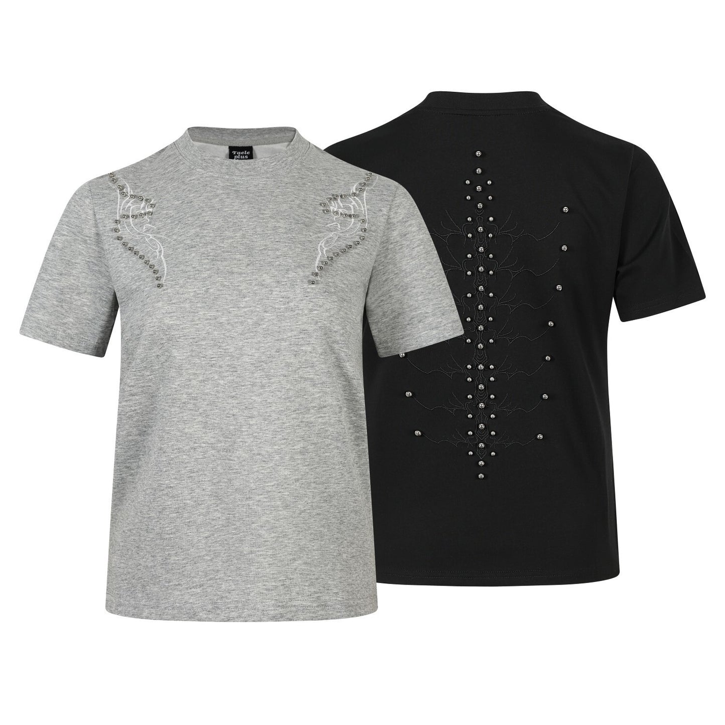 Rivet Design Short Sleeve T-Shirt WN25642