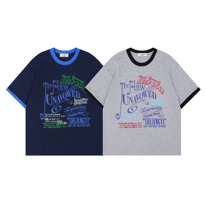 Letter Ringer Short Sleeve T-Shirt WN26778