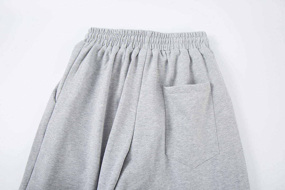 Spray Paint Gradient Embroidery Wide Leg Sweatpants WN28007