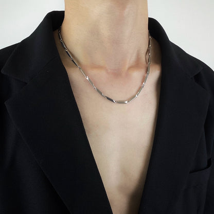 Chain Titanium Steel Necklace WN19227