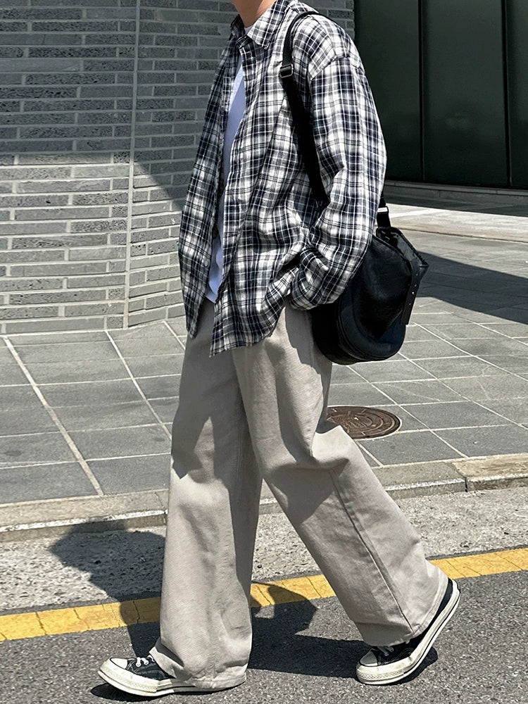 Cleanfit Design Wide Leg Pants WN20241