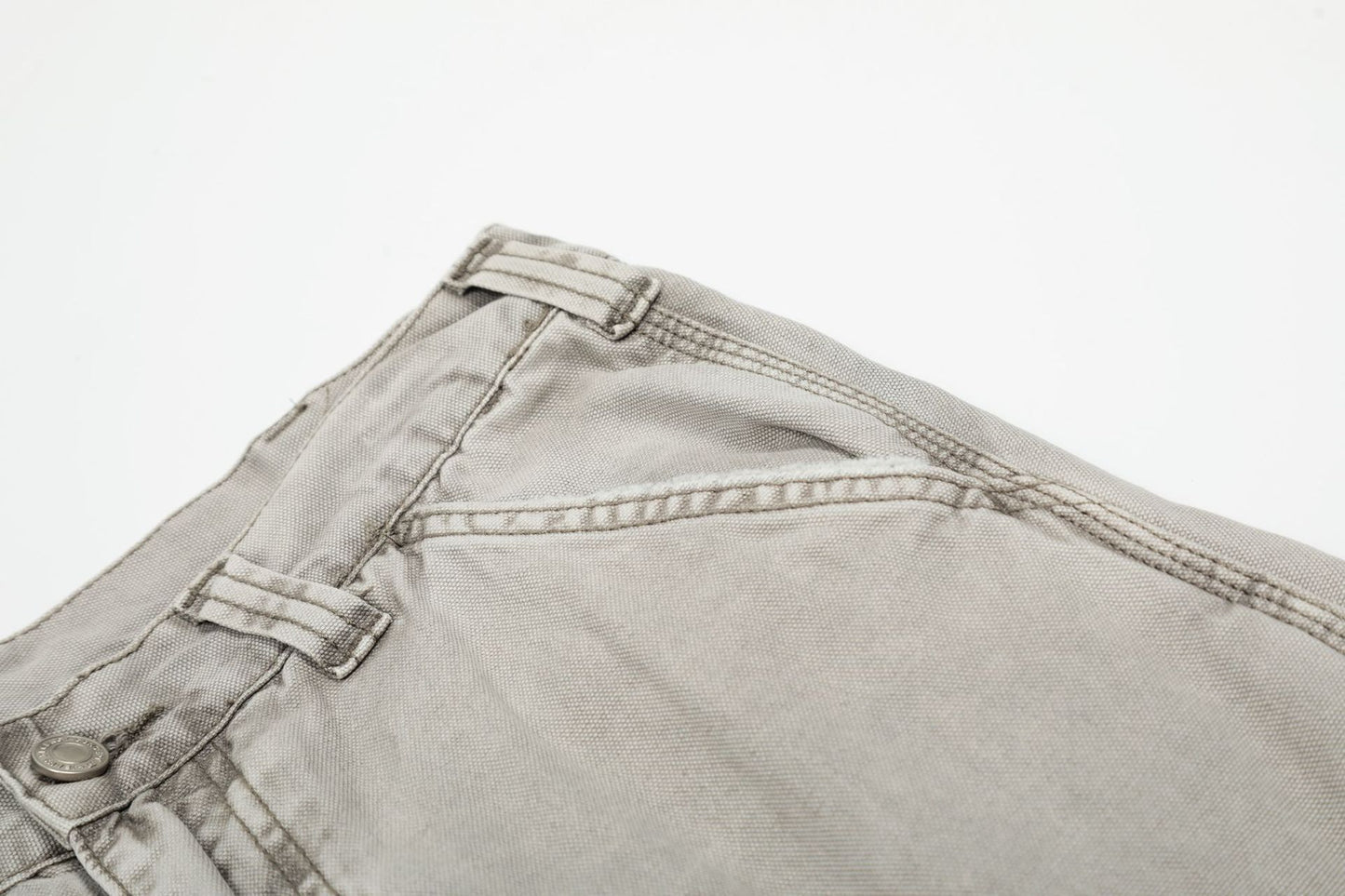 Washed Multi-Pocket Wide Leg Cargo Pants WN25852
