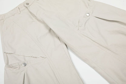 Curved Panel Wide Leg Pants WN26004