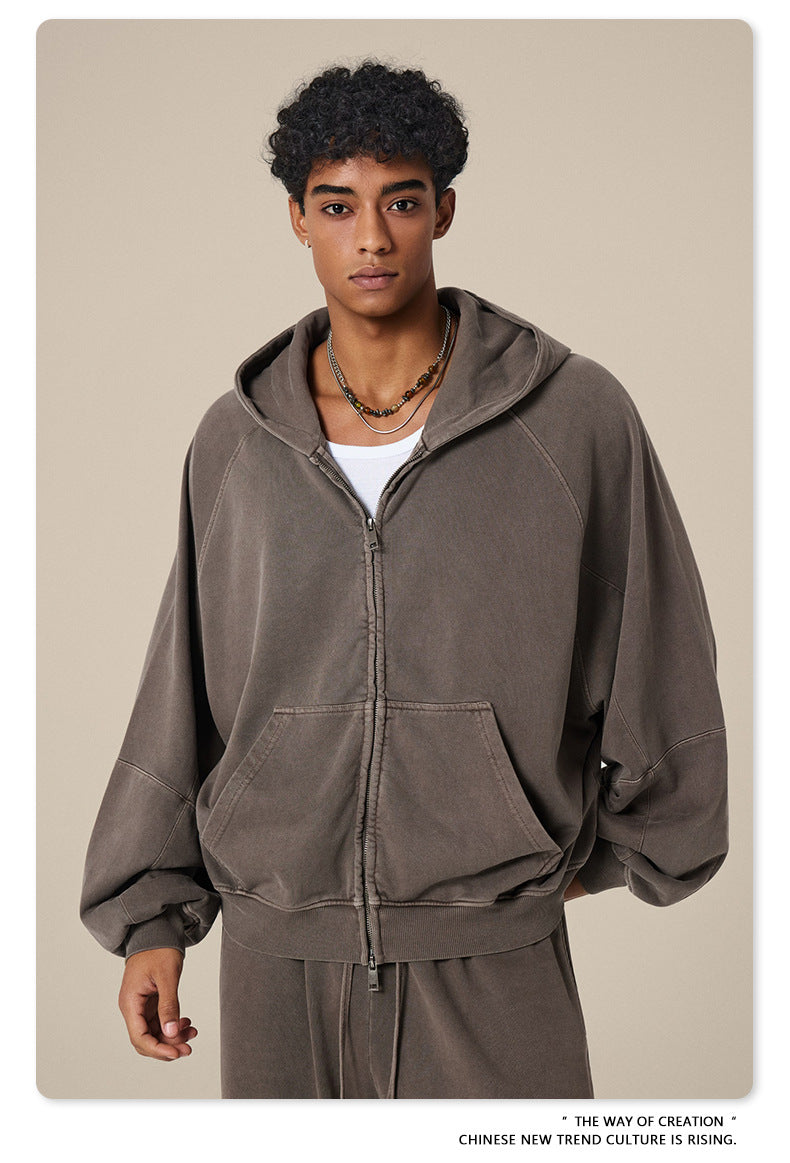 Oversize Zipper Hoodie WN23119