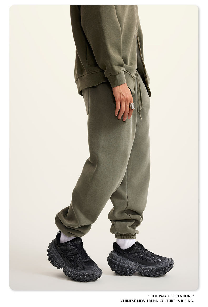 Wide-leg Washed Sweatpants WN6462