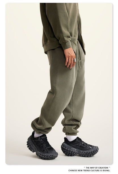 Wide-leg Washed Sweatpants WN6462