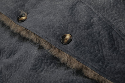 Deconstruction Fleece Lining Hooded Oversize Puffer Jacket WN27922