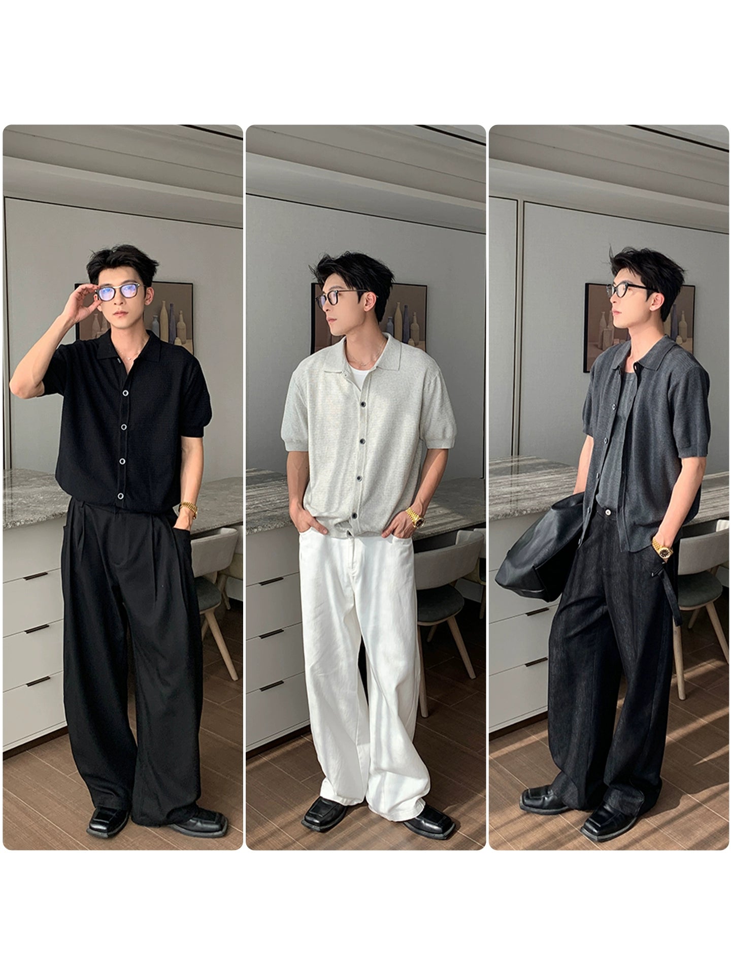 Cotton Short Sleeve Knit Shirt WN20475