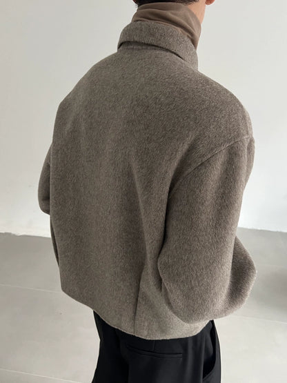 Wool Double-Faced Long Jacket WN21483