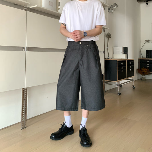 Plain Short Sleeve Shirt & Half Pants Setup WN24968