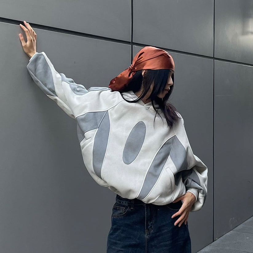 Panel Raglan Design Hoodie WN25562