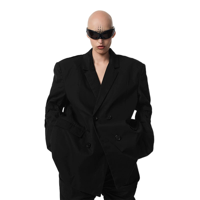 Pleats Deconstruction Tailored Jacket WN21293