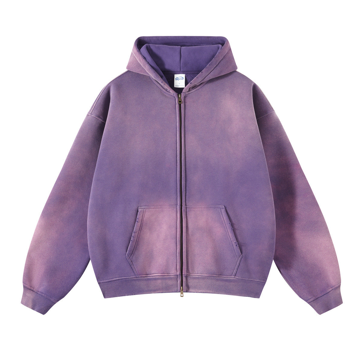 Vintage Dyed Heavyweight Zipper Hoodie WN6645