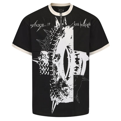 Graphic Print Short Sleeve T-Shirt WN15835