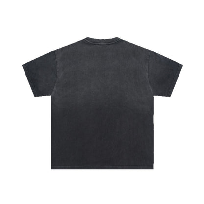 Graffiti Cartoon Letter Print Short Sleeve T-Shirt WN26452