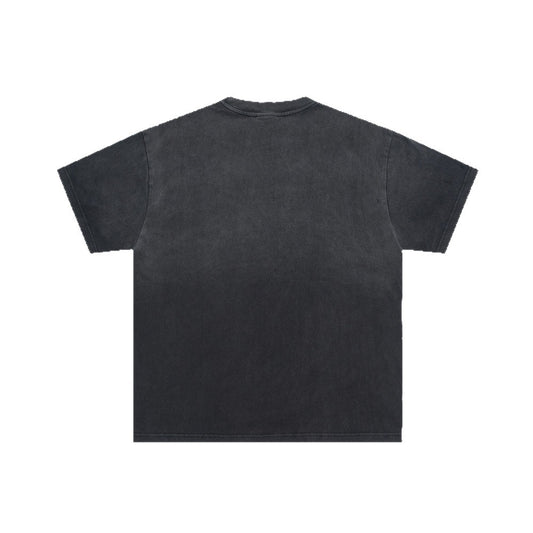 Graffiti Cartoon Letter Print Short Sleeve T-Shirt WN26452