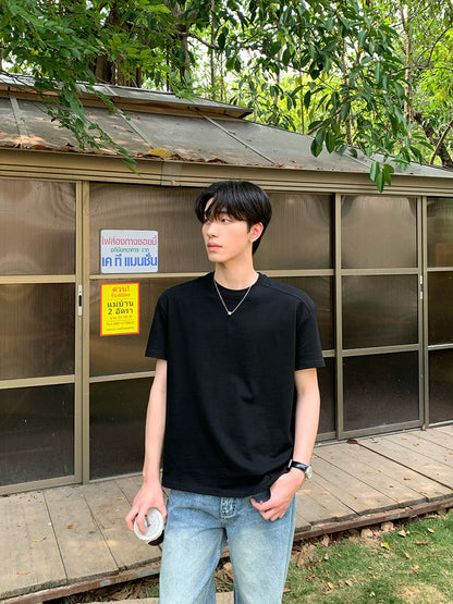 Plain Short Sleeve T-Shirt WN24973