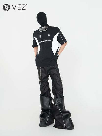 Graphic Letter Oversize Short Sleeve T-Shirt WN17308