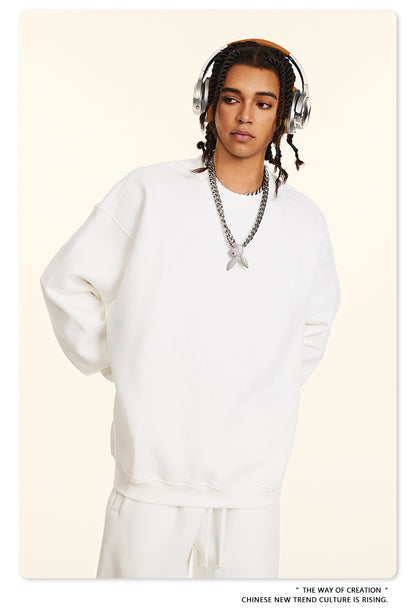 Fleece Lining Oversize Sweatshirt WN9928