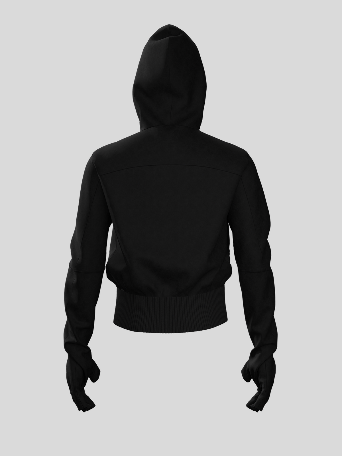 Embroidery Stud Star Zipper Hoodie WN27128