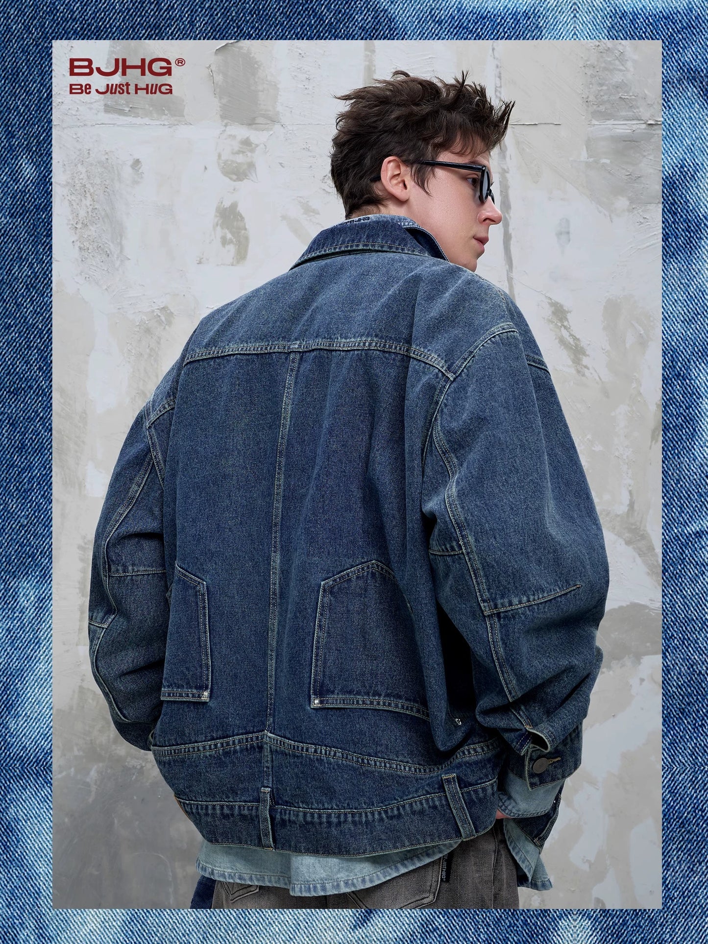 Damage Denim Zipper Jacket WN13170