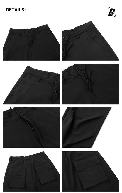 Crinkle Panel Wide Leg Pants WN26208