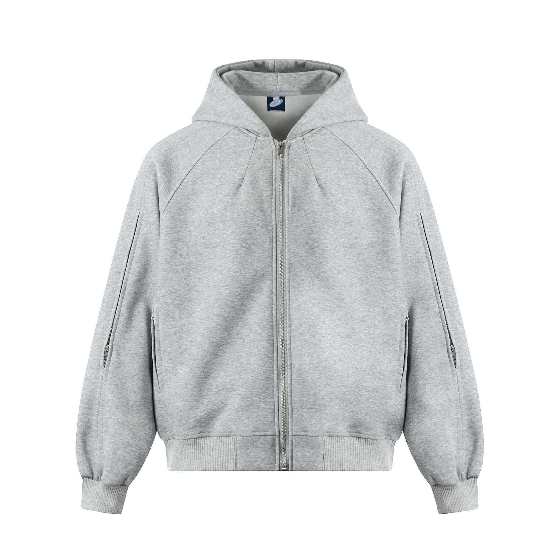 Oversize Simple Zipper Hoodie WN13103 – WONDER NOAH