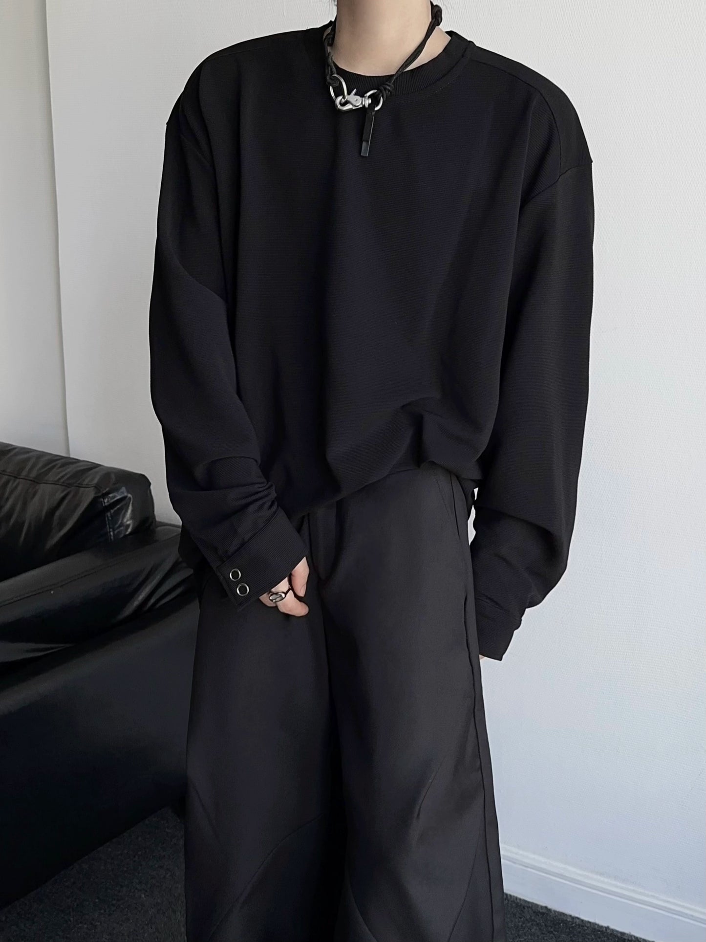 Simple Basic Long Sleeve T-Shirt WN19346