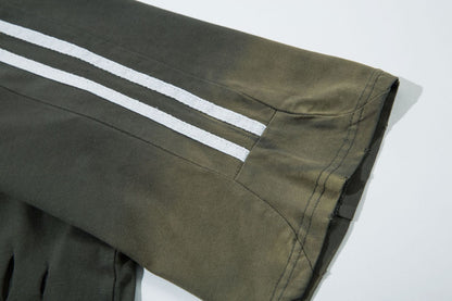 Gradient Wash Damage Short Sleeve T-Shirt WN16143