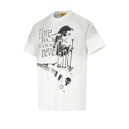 Figure Print Oversize Short Sleeve T-Shirt WN25861