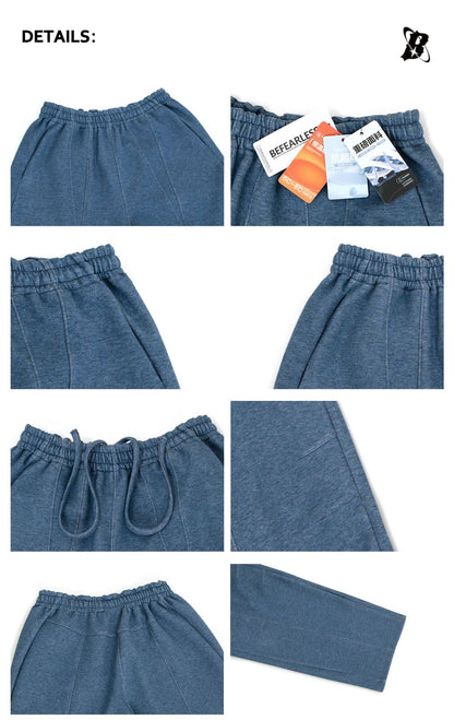 Panel Wide Leg Sweatpants WN26206