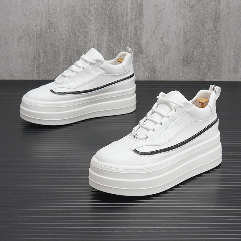 Thick-Sole Height-Increasing Skate Sneakers WN24756