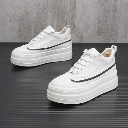 Thick-Sole Height-Increasing Skate Sneakers WN24756