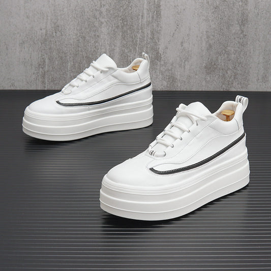 Thick-Sole Height-Increasing Skate Sneakers WN24756
