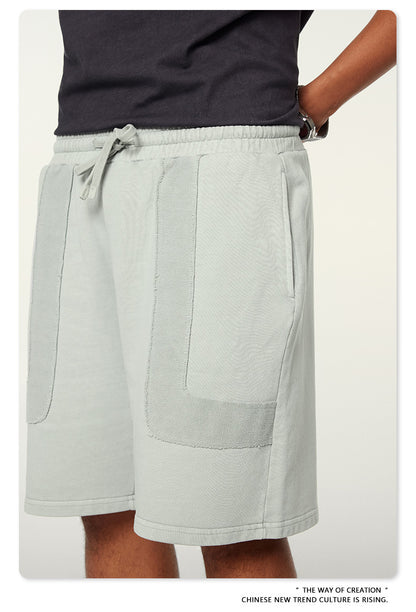 Washed Heavyweight Short Sleeve T-Shirt & Short Sweatpants Setup WN6167