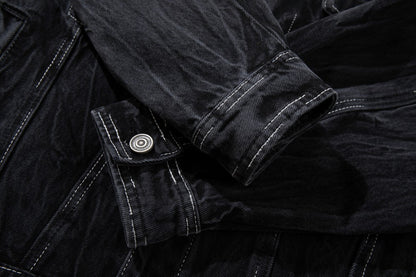 Washed Pocket Detail Denim Jacket WN27964