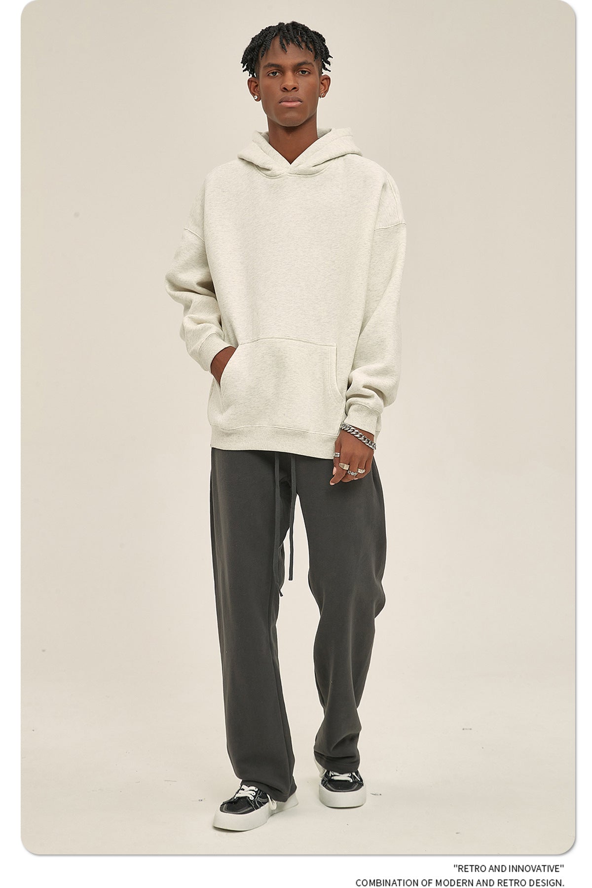 Oversize Heavyweight Hoodie & Heavyweight Sweatpants Setup WN6638