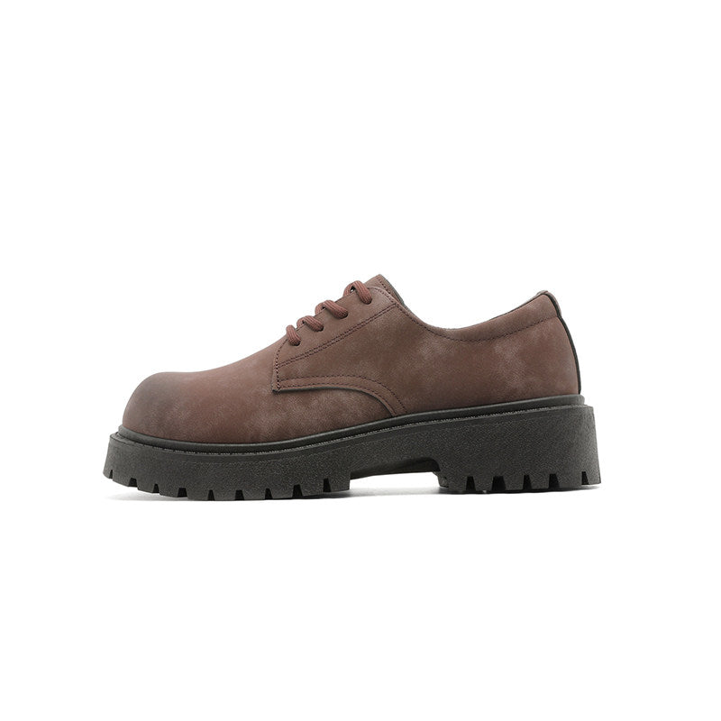 Matte Chunky Sole Lace-Up Shoes WN23444