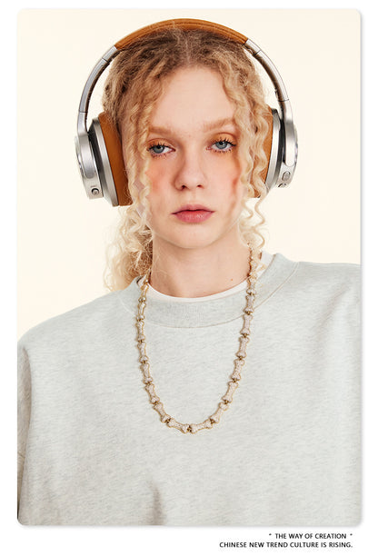 Oversize Heavyweight Basic Round Neck Sweatshirt WN9929