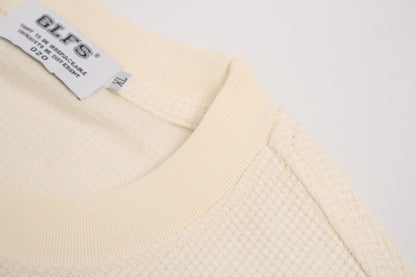 Waffle Graphic Oversize Short Sleeve T-Shirt WN26063