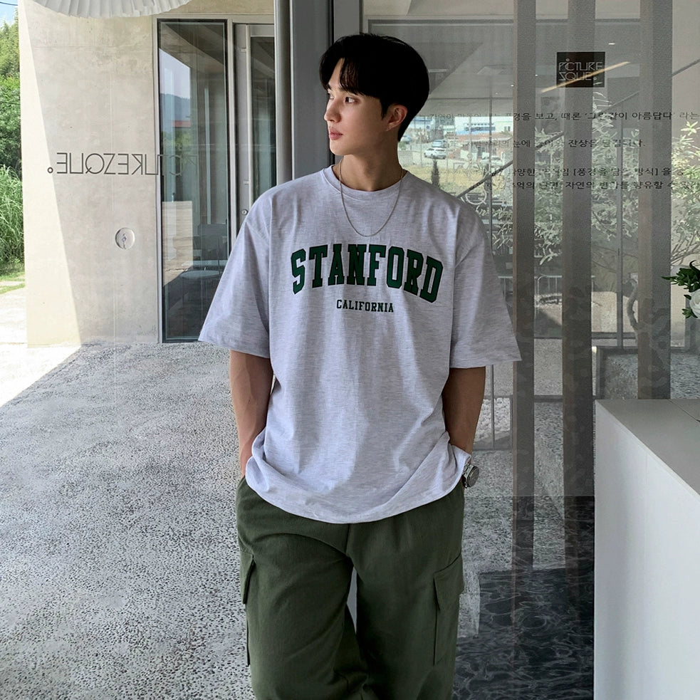 Graphic Letter Print Short Sleeve T-Shirt WN20262