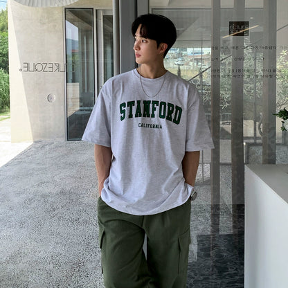 Graphic Letter Print Short Sleeve T-Shirt WN20262