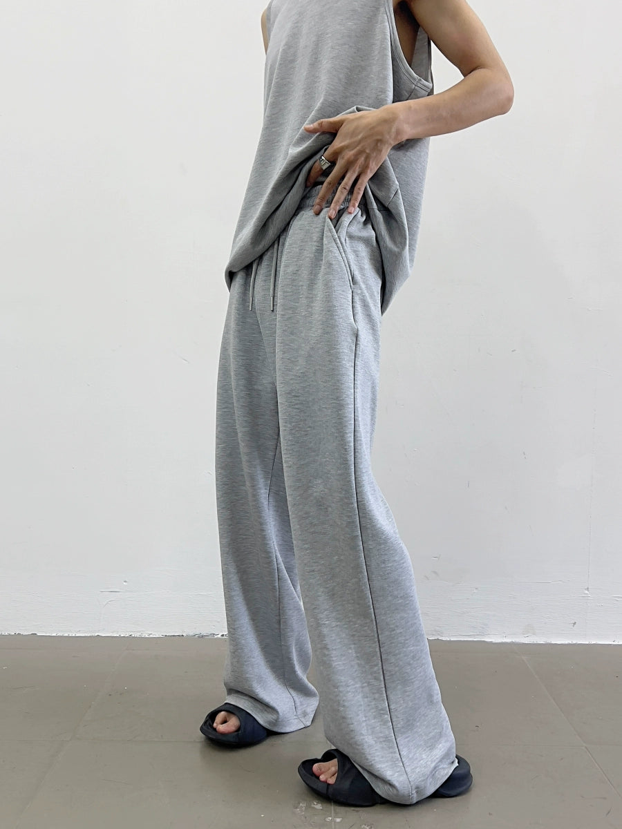 Plan Tank Top & Wide-Leg Straight Sweatpants WN7415