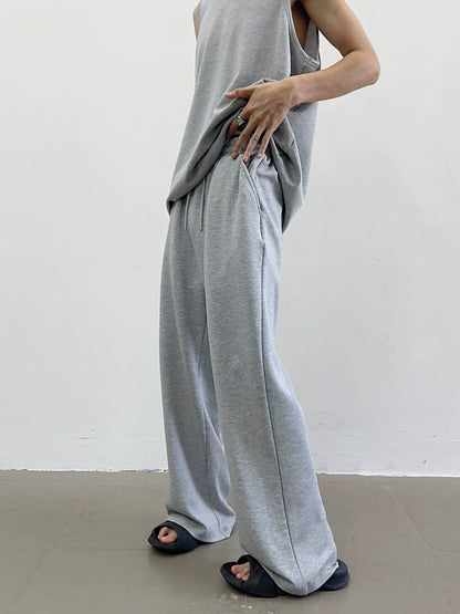 Plan Tank Top & Wide-Leg Straight Sweatpants WN7415