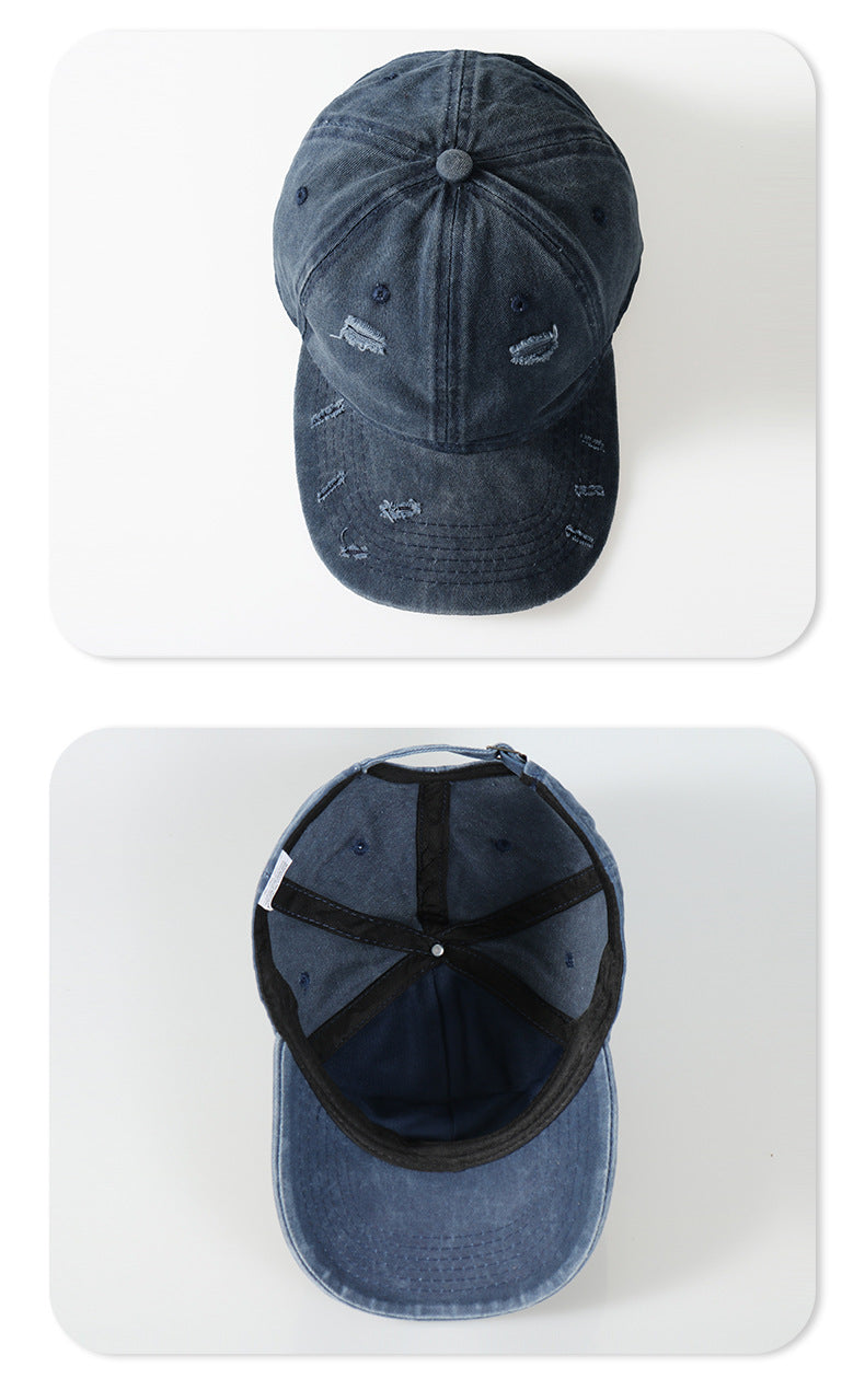 Damage Washed Baseball Cap WN6618