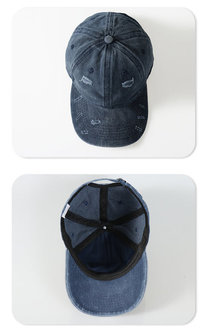 Damage Washed Baseball Cap WN6618