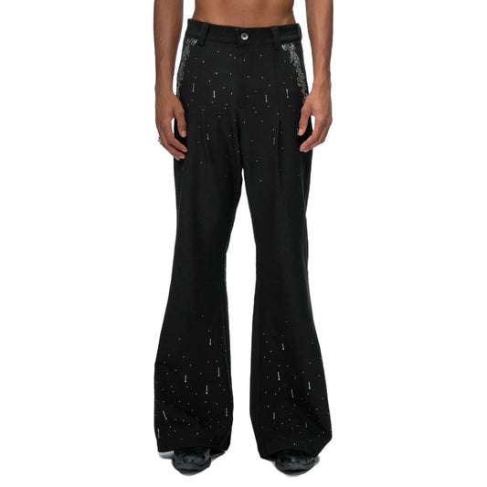Rhinestone Flare Trousers WN20674