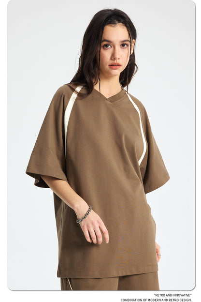 Quick-Dry Breathable Short Sleeve T-Shirt & Half Pants Setup WN16268