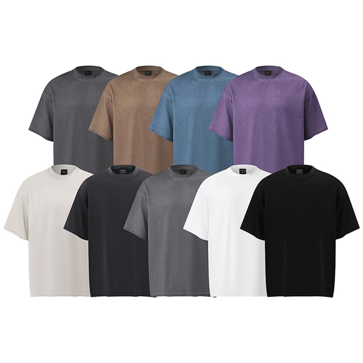 Plain Washed Oversize Short Sleeve T-Shirt WN18585